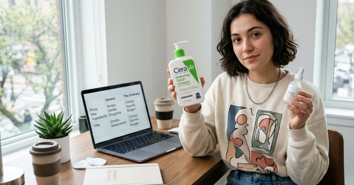 CeraVe vs The Ordinary for Gen Z Skin