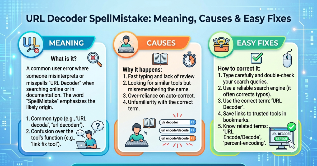 URL Decoder SpellMistake: Meaning, Causes & Easy Fixes